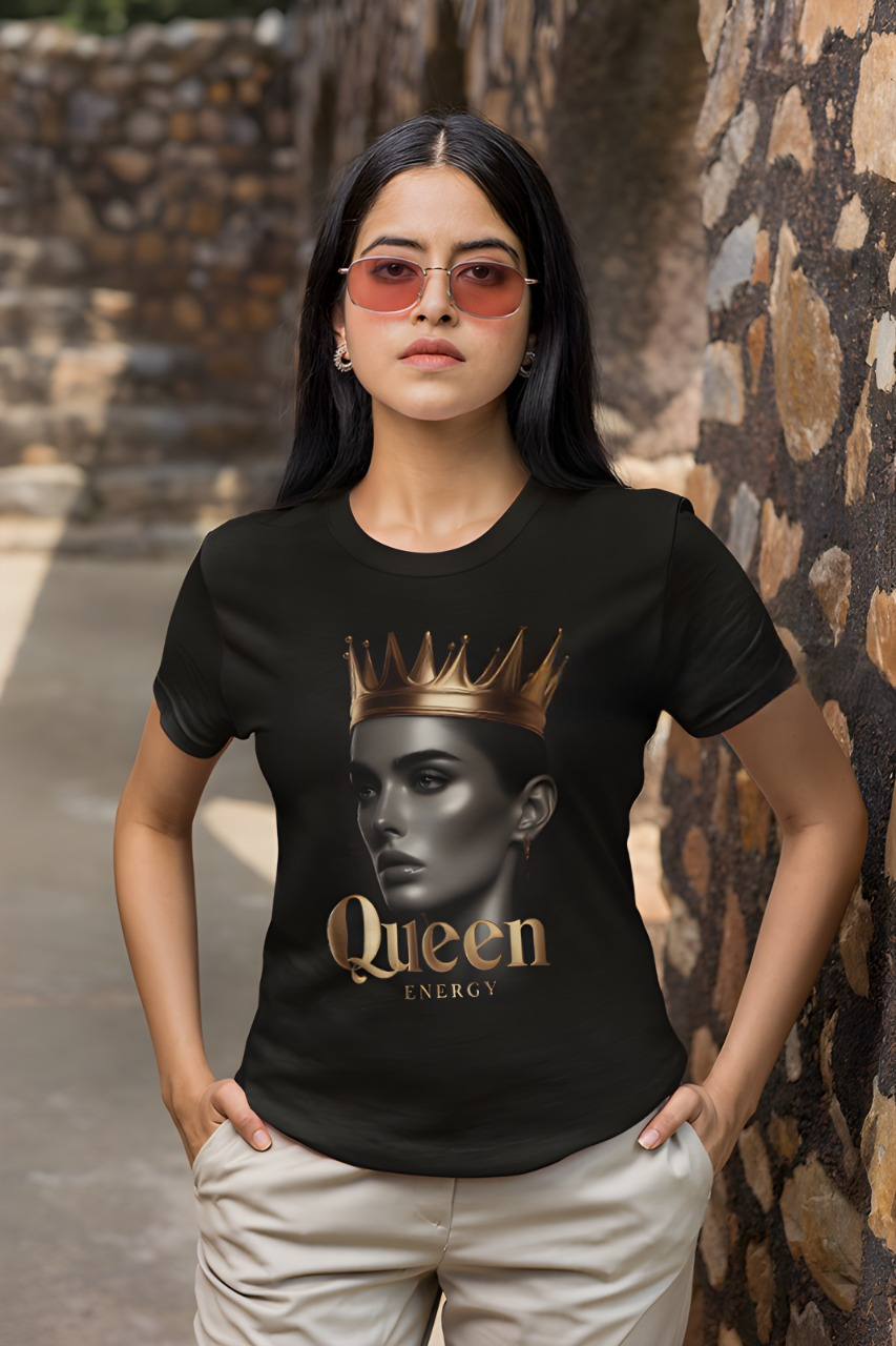 🔥 Queen Energy T-Shirt – Own Your Power! 👑