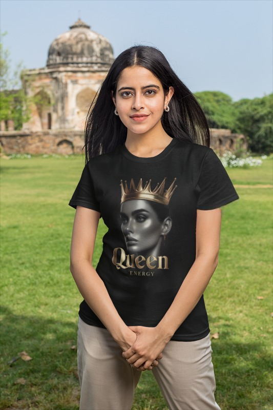 🔥 Queen Energy T-Shirt – Own Your Power! 👑