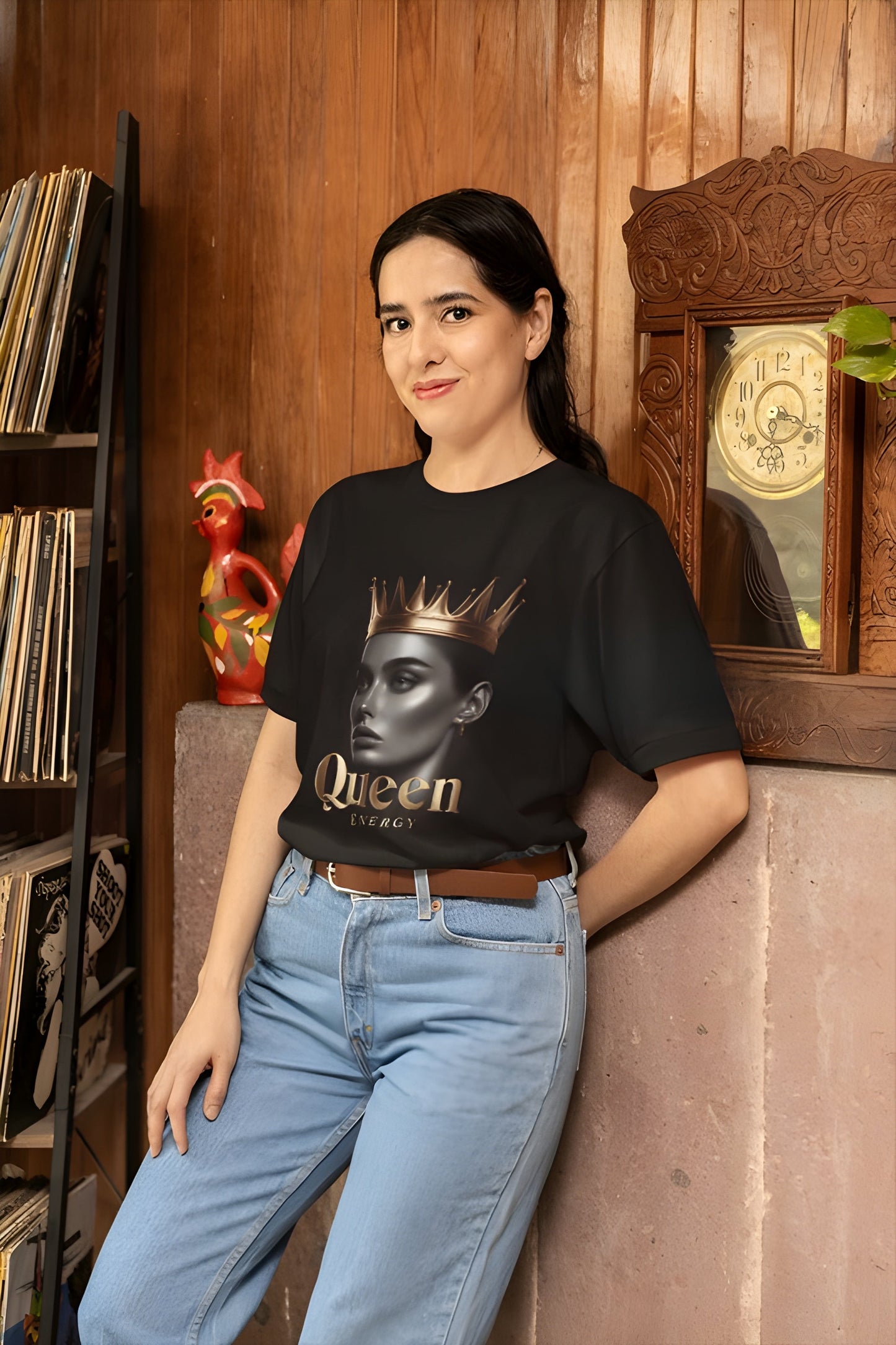 🔥 Queen Energy T-Shirt – Own Your Power! 👑