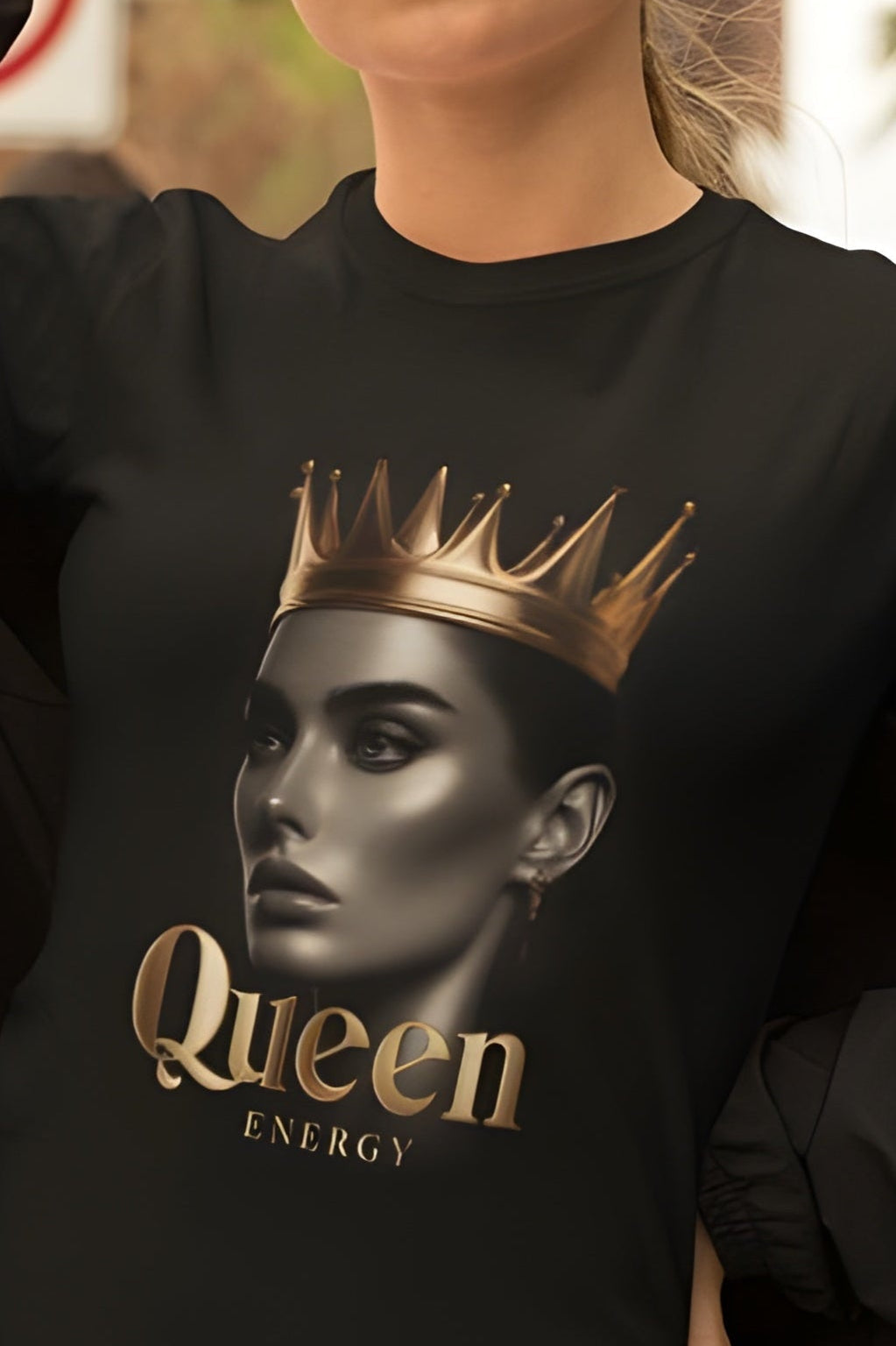 🔥 Queen Energy T-Shirt – Own Your Power! 👑