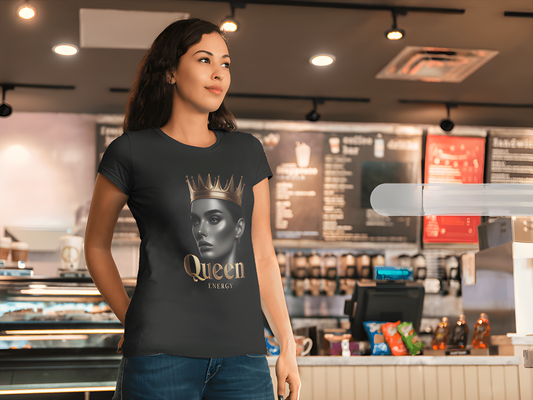 🔥 Queen Energy T-Shirt – Own Your Power! 👑